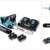 Makita DUC 353 2x 18 V Li-Ion brushless Akku Kettensäge 36 V + 2x BL 1830 3 Ah Akkus + DC18RD Doppel-Ladegerät -